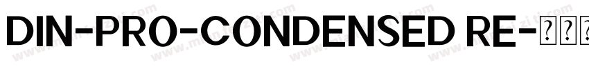 DIN-PRO-CONDENSED RE字体转换